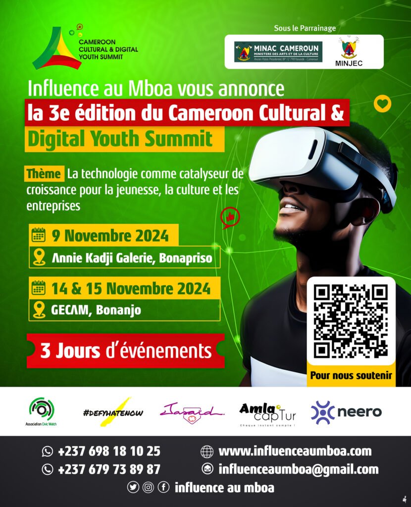 Cameroon Cultural & Digital Youth Summit 2024 — poster 3
