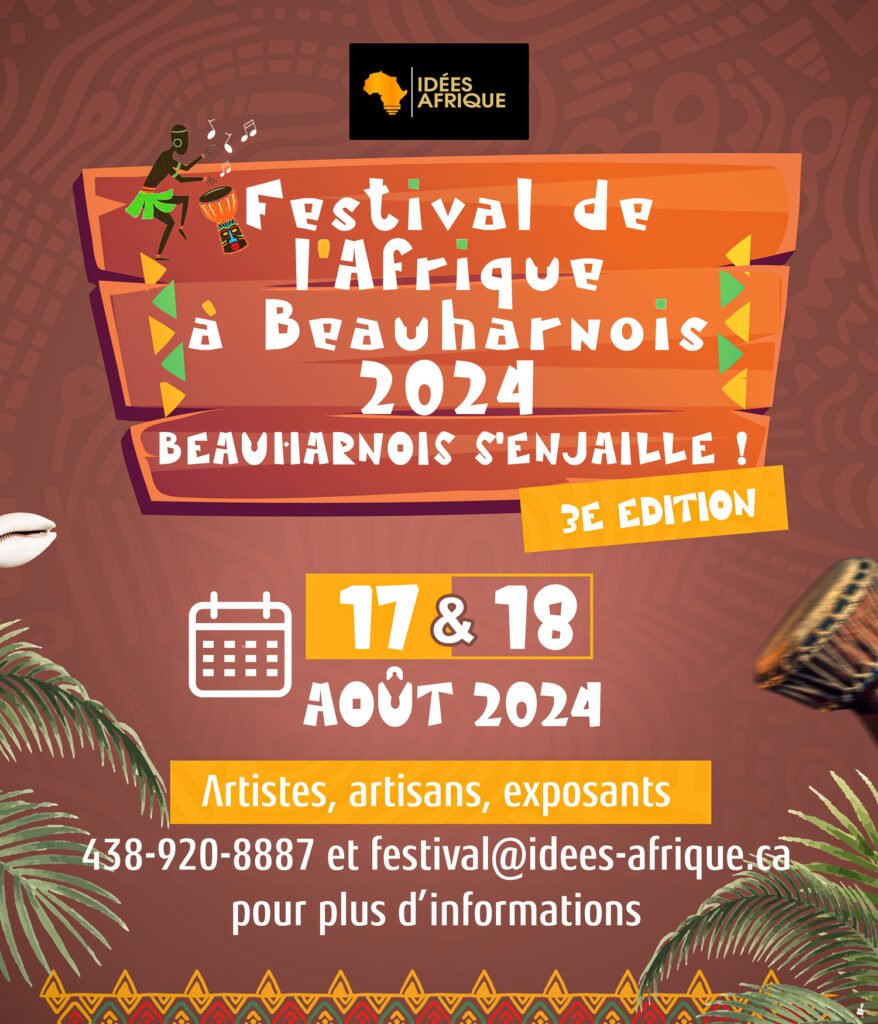 Festival de l'Afrique à Beauharnois 2024 — flyer