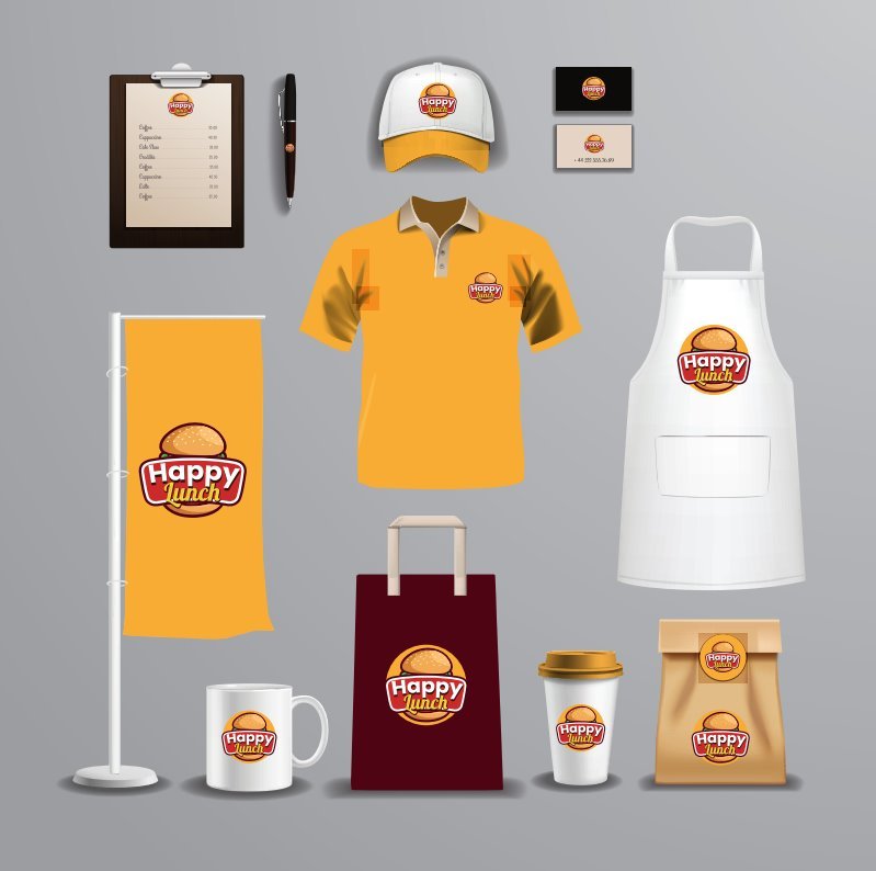 Happy Lunch brand identity