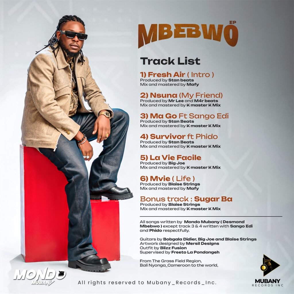 Mondo Mubany — MBEBWO EP cover art 2